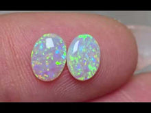 Load and play video in Gallery viewer, Super Pretty AUSTRALIAN Opal Pair
